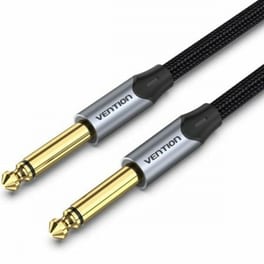 Καλώδιο Ήχου Vention BASHG 6.5mm male σε 6.5mm male 1.5m - Μαύρο
