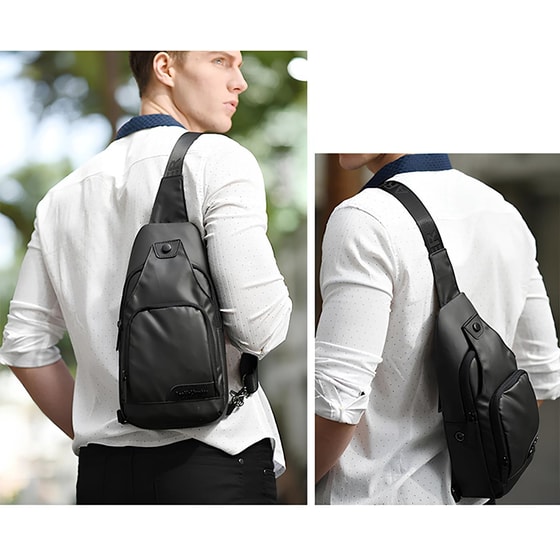 Τσάντα Crossbody Arctic Hunter XB13005 Με Θήκη Tablet - 4lt - Μαύρη image 8