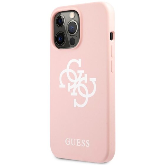 Θήκη Apple iPhone 13 Pro Max - Guess 4G Logo Collection - Ροζ image 1