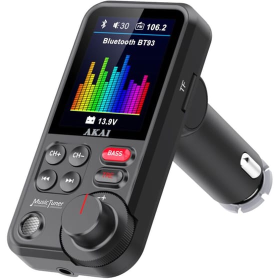 Car Transmitter Akai FMT-93BT Handsfree / USB / Aux / microSD image 2