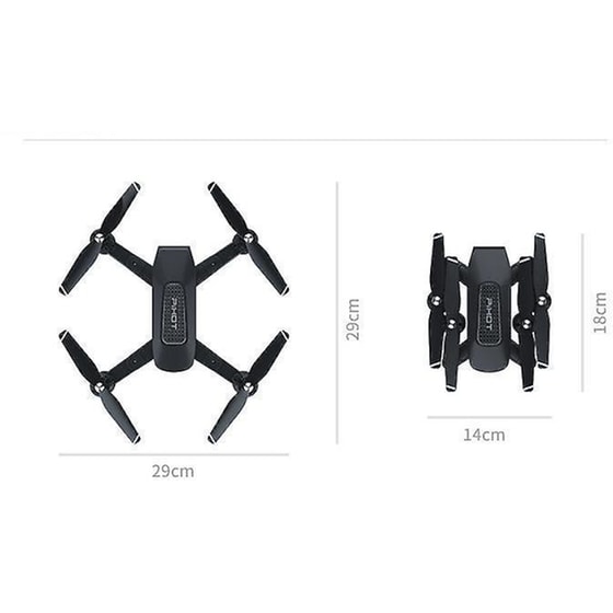 Drone Pihot P30 Plus με Χειριστήριο - Μαύρο image 4