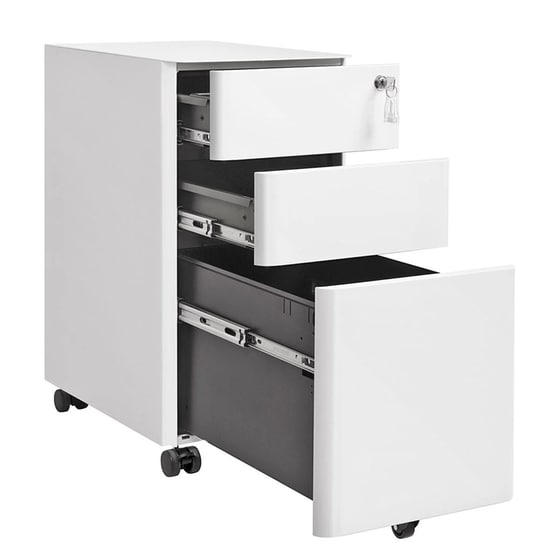 Συρταριέρα Γραφείου Songmics Ofc030w01 από Μέταλλο 46x30x59.2cm - Λευκό image 2