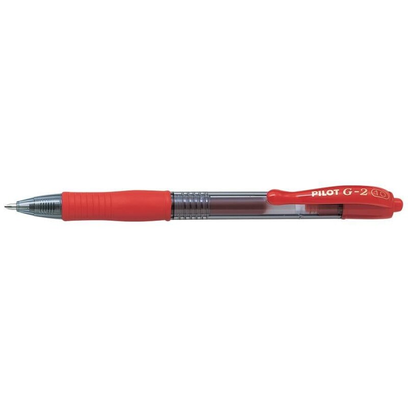 Στυλό Gel Pilot G-2 Red 1.0mm