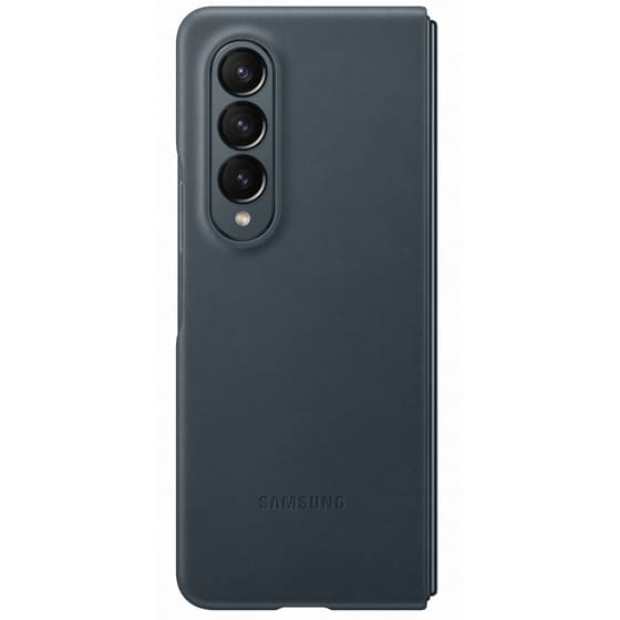 Δερμάτινη Θήκη Samsung Galaxy Z Fold 4 - Γκρι image 1