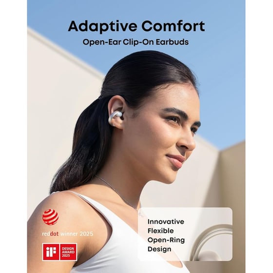 Ακουστικά Bluetooth Anker Aeroclip Open Ear - Champagne Mist image 2