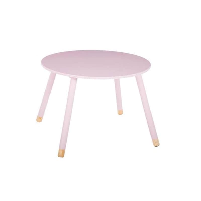 Ξύλινο Παιδικό Τραπεζάκι Σε Ροζ Χρώμα, Pink Sweet Table, 60×43 Cm