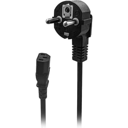 NOD Καλώδιο Τροφοδοσίας PC13-2B 1x Schuko Male σε 1x IEC-320-C13 Female 2 m Μαύρο