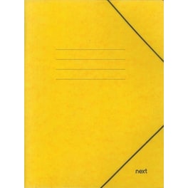 Φάκελος Πρεσπάν Next με Λάστιχο A4 Κίτρινο Υ43x30x0εκ.