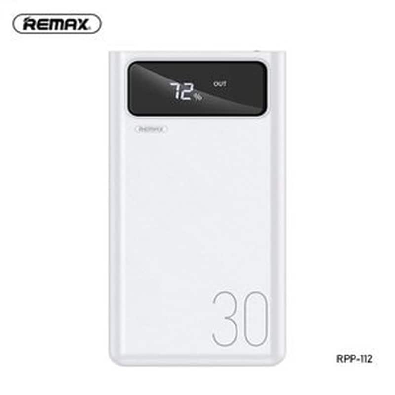 REMAX Powerbank Remax RPP-112 30.000mAh - Λευκό