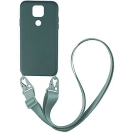 Θήκη Xiaomi Redmi Note 9 - Sonique Carryhang Liquid Silicone Strap - Πράσινο