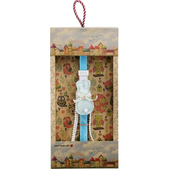 Λαμπάδα Synchronia Κουνέλι με Δαντέλα - Βεραμάν image 0