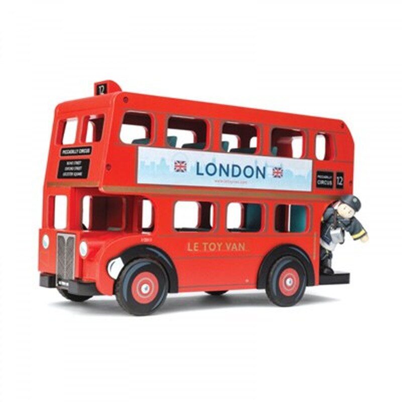 Ξύλινο Λεωφορείο Λονδίνου Με Οδηγό, Le Toy Van