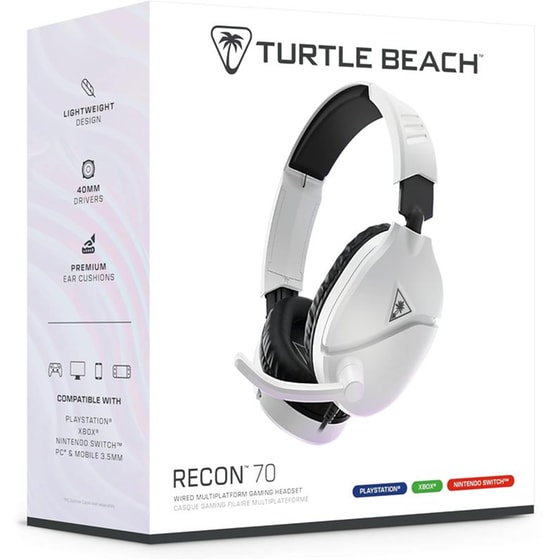 Turtle Beach Recon 70 Gaming Ενσύρματα Ακουστικά Jack 3.5mm - Λευκό image 5
