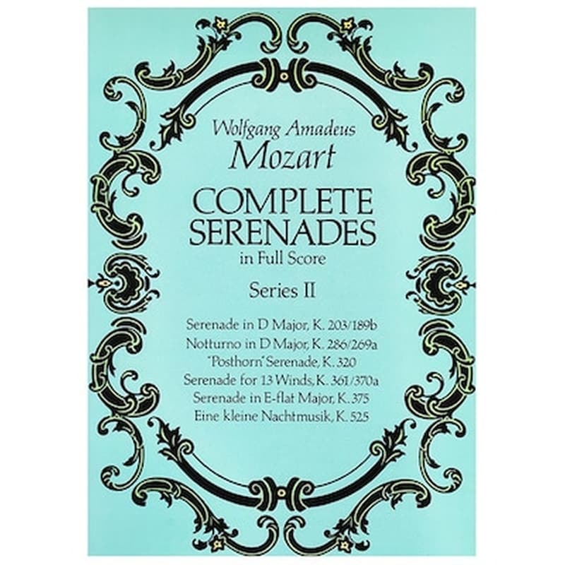 DOVER PUBLICATIONS Βιβλίο Για Σύνολα Dover Publications Mozart - Complete Serenades Nr.2 [full Score]