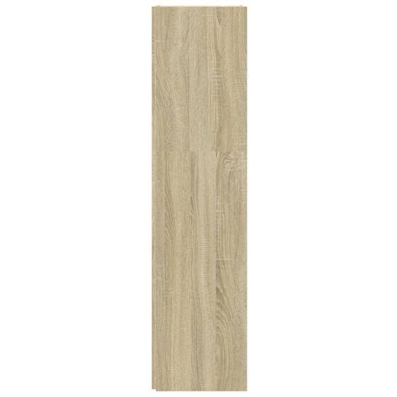 Ραφιέρα VidaXL Γωνιακή από Μοριοσανίδα 33x33x132 cm - Sonoma Oak image 4
