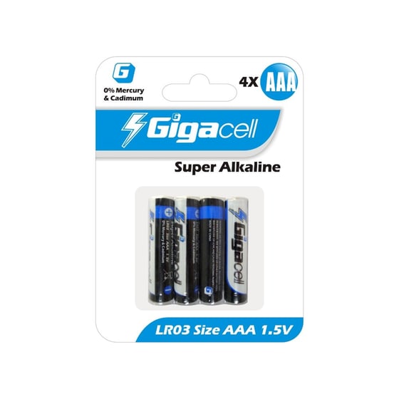 Μπαταρίες Gigacell LR03 ΑΑA x4 image 0