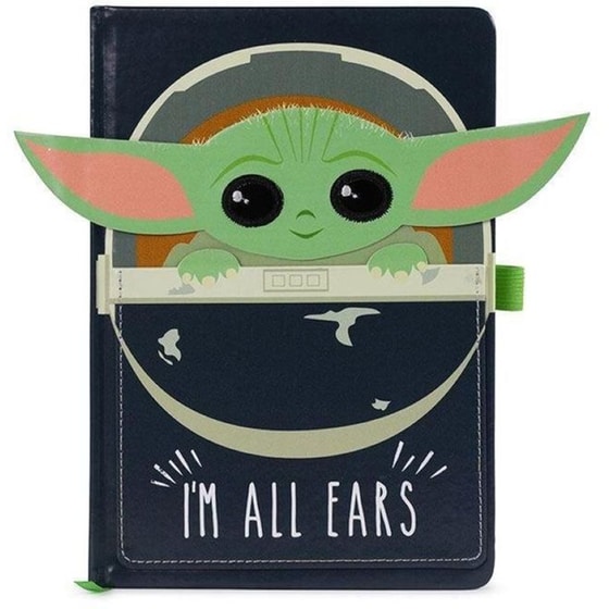 Σημειωματάριο Pyramid Α5 Ριγέ Star Wars: The Mandalorian - I'm All Ears image 0