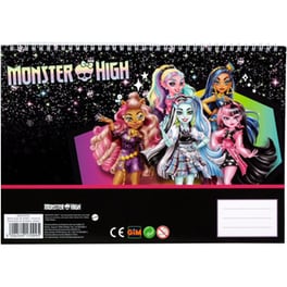 Μπλοκ Ζωγραφικής Gim Α4 40Φ Monster High