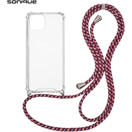Θήκη Apple iPhone 14 - Sonique Armor Clear - Rainbow Μπορντό