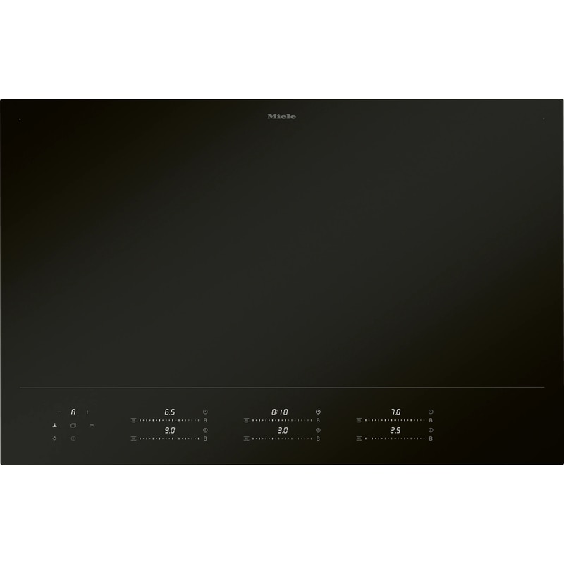 MIELE KM8685 FL 80 cm Μαύρο Εστία Επαγωγική Αυτόνομη