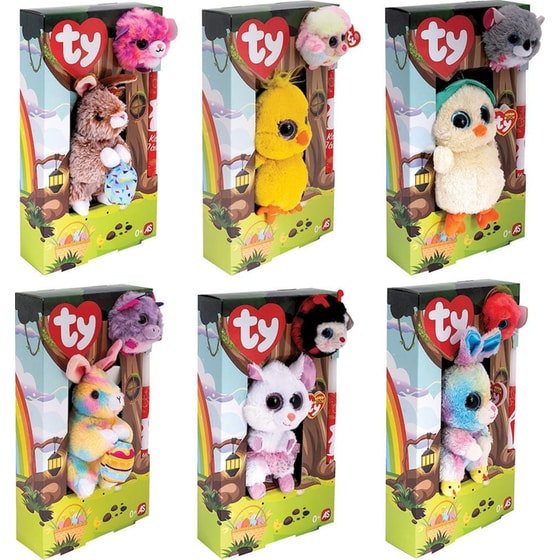 Παιχνιδολαμπάδα Λούτρινο TY Beanie Boos 15cm & Χνουδωτό Beanie Balls - Τυχαία Επιλογή image 1