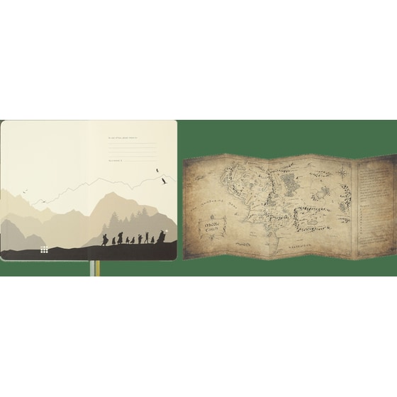 Ημερολόγιο Εβδομαδιαίο 2027 Moleskine x LOTR 18Μ L Hardcover Legolas & Gimli image 2