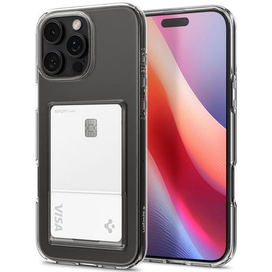 Θήκη Apple iPhone 16 Pro - Spigen Crystal Slot Σιλικόνης - Crystal Clear image 0