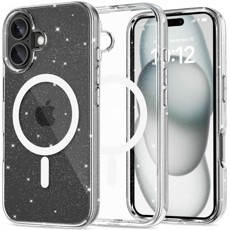 Θήκη Apple iPhone 16 - Tech-Protect Flexair Hybrid Σκληρή με MagSafe - Διάφανη