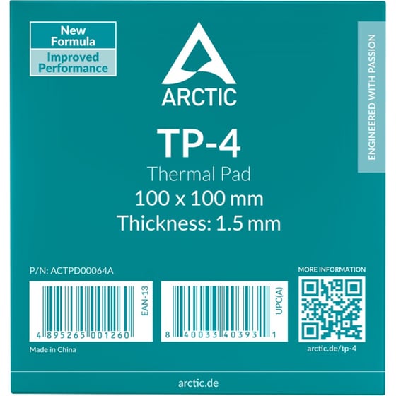 PC Cooling Arctic TP-4 100x100x1.5mm image 1