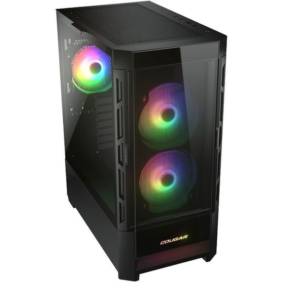Κουτί Desktop Cougar Duoface RGB - Μαύρο image 2