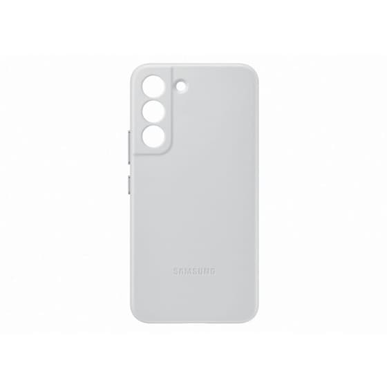 Θήκη Samsung Galaxy S22 - Samsung Leather Case - Light Grey image 2