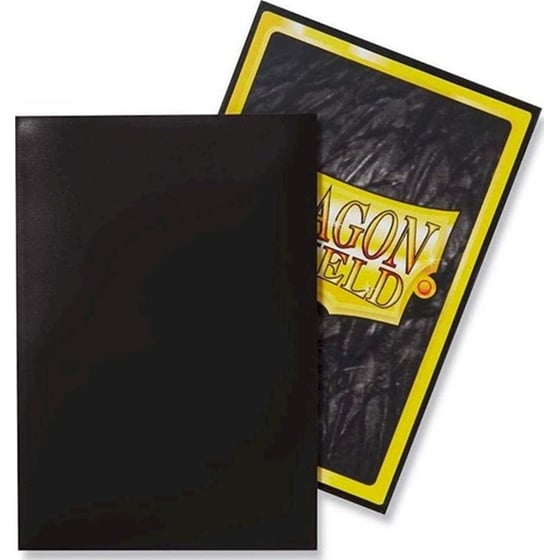 Dragon Shield Japanese Small Size Sleeves (60 Sleeves) Black image 1