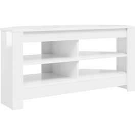 Έπιπλο Τηλεόρασης VidaXL Γωνιακό 102 x 40,5 x 45 cm - Γυαλιστερό Λευκό