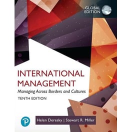 International Management: Managing Across Borders and Cultures,Text and Cases, Global Edition
