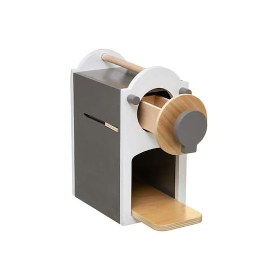 Ξύλινη Παιδική Μηχανή Espresso με Ξύλινες Κάψουλες και Κούπα Σερβιρίσματος (22x22.3x11cm) image 3