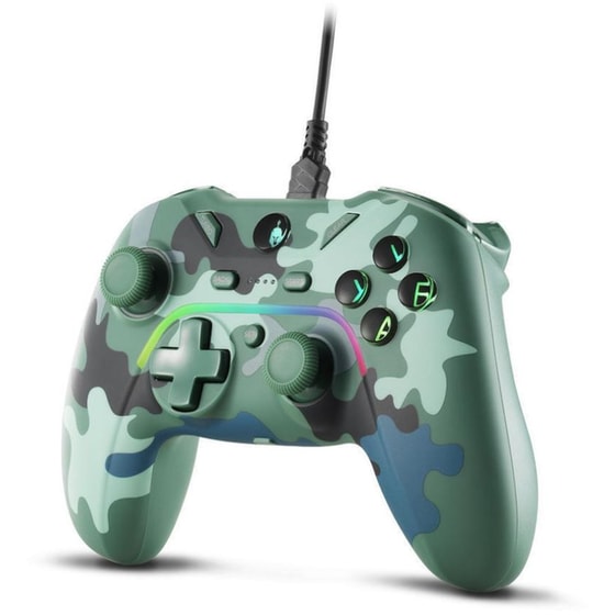 Spartan Gear Pelekys Ενσύρματο Χειριστήριο για PC / PS3 - Πράσινο image 2