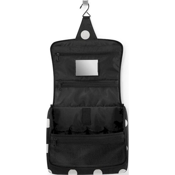 Νεσεσέρ Καλλυντικών Reisenthel Toiletbag XLarge Dots White WO7073 4lt - Μαύρο με Σχέδιο image 2