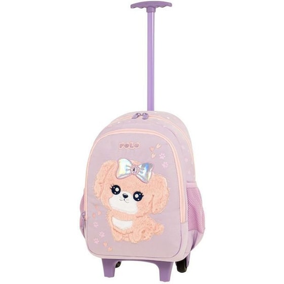 Τσάντα Τρόλεϋ Νηπιαγωγείου Polo Junior Fizz Dog Λιλά image 2