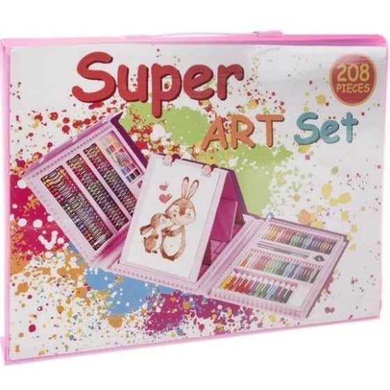 Σετ Ζωγραφικής Aria Trade με Βαλιτσάκι Μεταφοράς (208 Τεμάχια) image 0