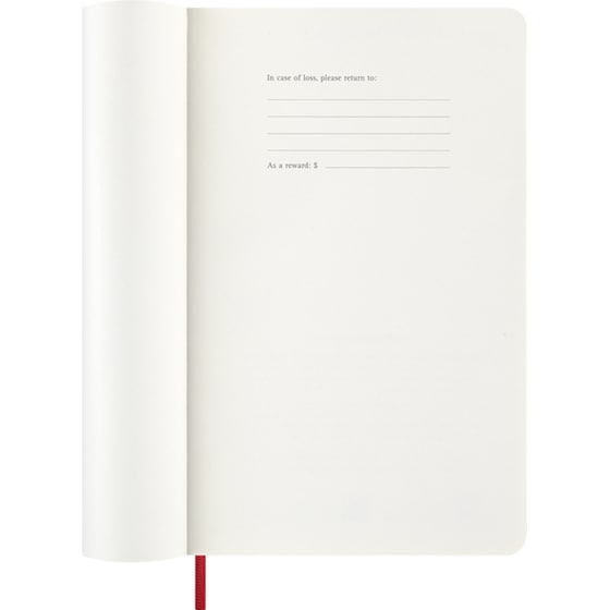 Ημερολόγιο Ημερήσιο Moleskine 2026 12Μ Large Scarlet Red Soft image 2