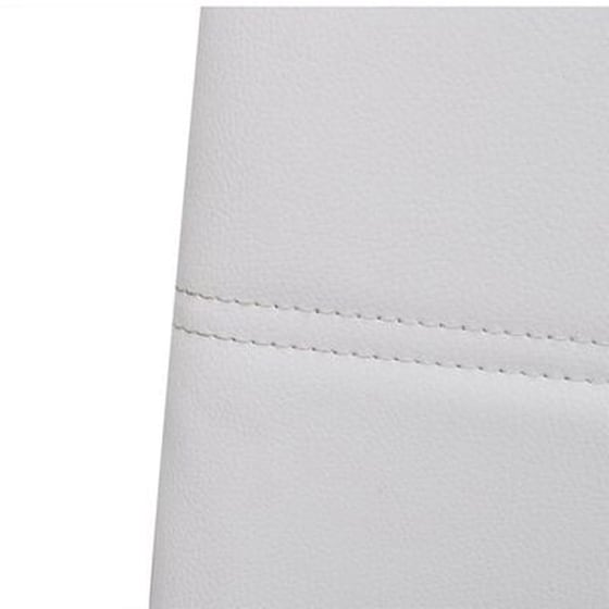 Καρέκλες Τραπεζαρίας Vidaxl «πρόβολος» από Συνθετικό Δέρμα 2 Τμχ - Λευκές image 4