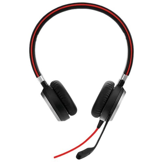Ενσύρματα Ακουστικά Κεφαλής Jabra Evolve 40 UC Stereo με Μικρόφωνο - Μαύρα image 1