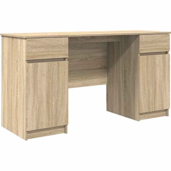 Γραφείο VidaXL από Επεξεργασμένο Ξύλο 140x49x76 cm - Sonoma Δρυς image 0