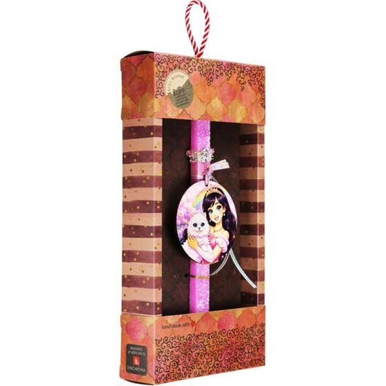 Λαμπάδα&nbsp;Synchronia&nbsp;Πριγκίπισσα&nbsp;με Γατούλα image 1