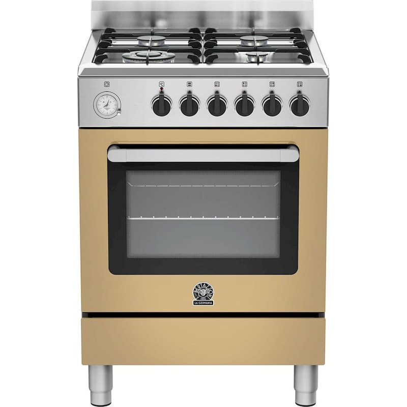 LA GERMANIA PRM6640EXLT(GN)) 56 Lt Κίτρινο Κουζίνα Μεικτή Φυσικού Αερίου