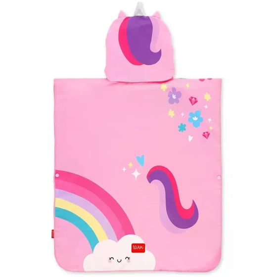 Παιδική Πετσέτα Θαλάσσης Legami Poncho Unicorn 92 x 60 cm image 1