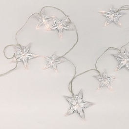 Χριστουγεννιάτικη Γιρλάντα 10 LED Aca Decor Big & Medium Stars