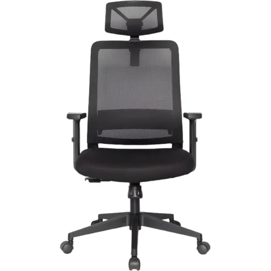 Καρέκλα Γραφείου Powertech PT-1140 από Mesh - Μαύρη image 0