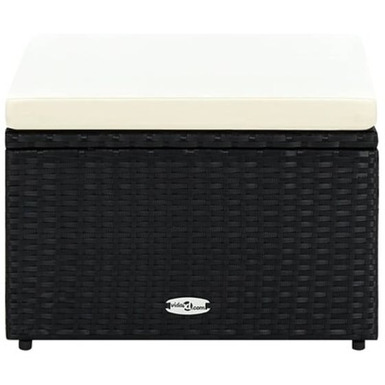 Υποπόδιο Κήπου VidaXL  Συνθετικό 53x53x30 cm - Κρεμ image 2