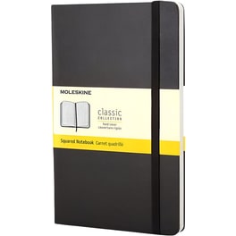 Σημειωματάριο Moleskine Καρέ Large Μαύρο (1 Τεμάχιο)